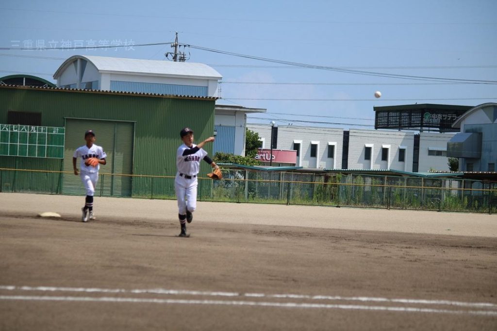 硬式野球部 年 秋大 地区予選二次２回戦 ｖｓ亀山 三重県立神戸高等学校